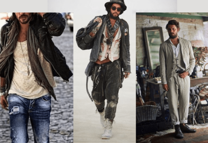 Boho fashion for men